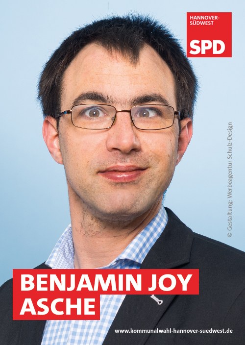 Benjamin Joy Asche - Ihr Kandidat für den Stadtbezirksrat Ricklingen
