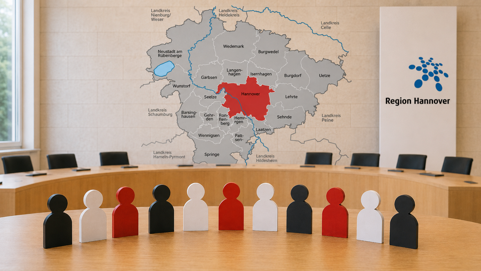 Regionsversammlung und Regionspräsident der Region Hannover mit Bedeutung für Ricklingen, Oberricklingen, Mühlenberg, Wettbergen und Bornum.