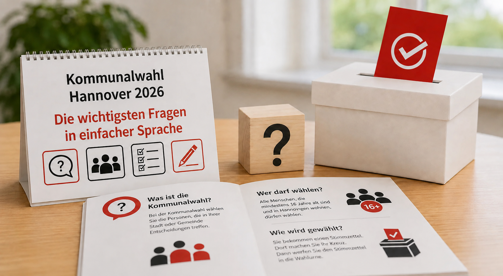 Kommunalwahl Hannover 2026 einfach erklärt für Menschen in Ricklingen, Oberricklingen, Mühlenberg, Wettbergen und Bornum.